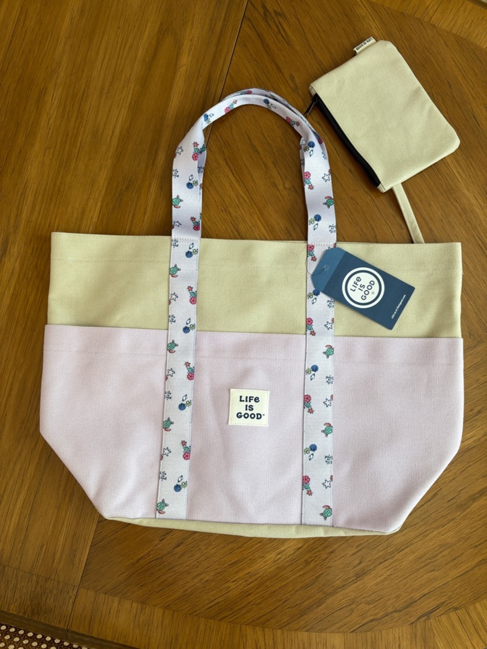 Life Is Good Canvas Tote
